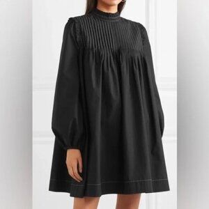 Ganni Black Mini Dress